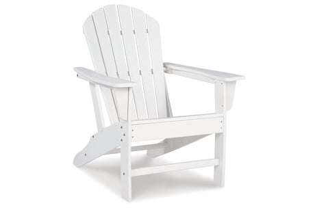 Sundown Treasure White Adirondack Chair from Ashley - Luna Furniture