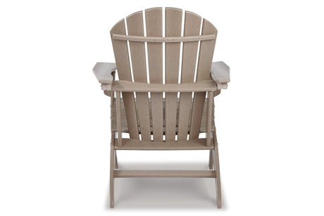 Sundown Treasure Grayish Brown Adirondack Chair from Ashley - Luna Furniture