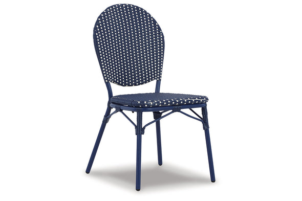 Odyssey Blue Blue Outdoor Table and Chairs, Set of 3