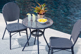 Odyssey Blue Blue Outdoor Table and Chairs, Set of 3