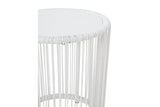 Mandarin Cape White Outdoor Table and Chairs, Set of 3