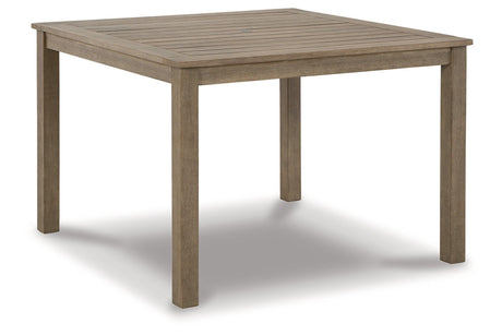 Aria Plains Brown Outdoor Dining Table from Ashley - Luna Furniture