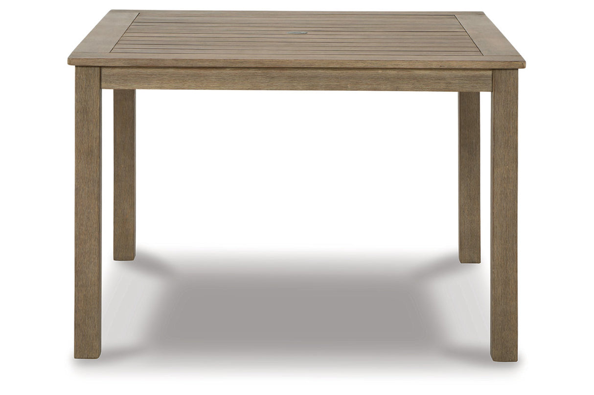 Aria Plains Brown Outdoor Dining Table