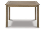 Aria Plains Brown Outdoor Dining Table from Ashley - Luna Furniture