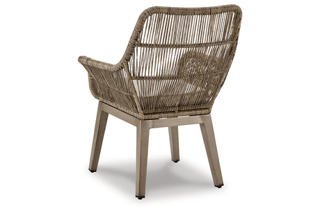 Beach Front Beige Arm Chair with Cushion from Ashley - Luna Furniture