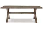 Beach Front Beige Outdoor Dining Table