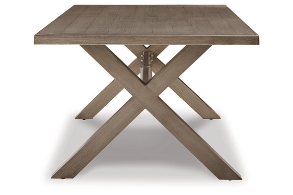 Beach Front Beige Outdoor Dining Table