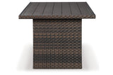 Easy Isle Dark Brown/Beige Multi-Use Table from Ashley - Luna Furniture