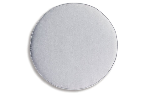 Harbor Court Gray Ottoman with Cushion from Ashley - Luna Furniture