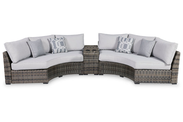 Harbor Court Gray 3-Piece Outdoor Sectional