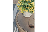 DANSON Beige Outdoor End Table from Ashley - Luna Furniture