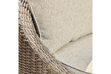 DANSON Beige Swivel Lounge with Cushion from Ashley - Luna Furniture