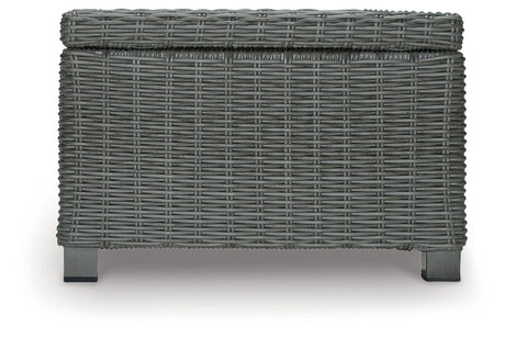Elite Park Gray Outdoor Coffee Table from Ashley - Luna Furniture