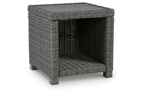 Elite Park Gray Outdoor End Table from Ashley - Luna Furniture
