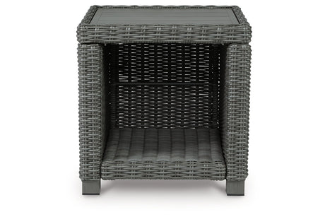 Elite Park Gray Outdoor End Table from Ashley - Luna Furniture