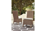 Beachcroft Beige Side Chair with Cushion, Set of 2