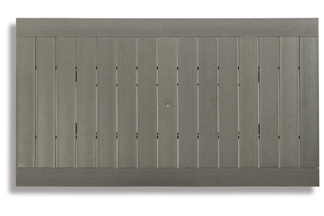 Visola Gray Outdoor Dining Table from Ashley - Luna Furniture
