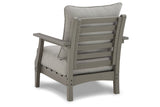 Visola Gray Lounge Chair with Cushion, Set of 2
