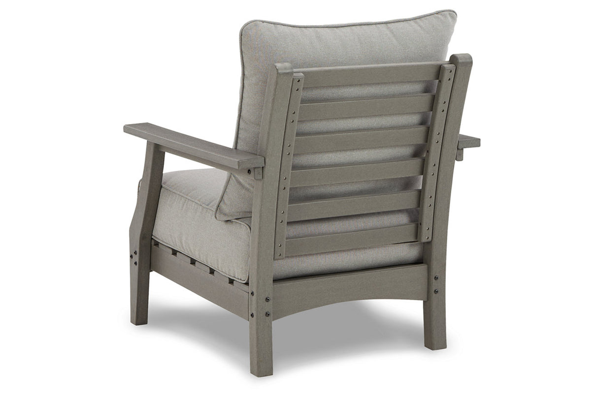 Visola Gray Lounge Chair with Cushion