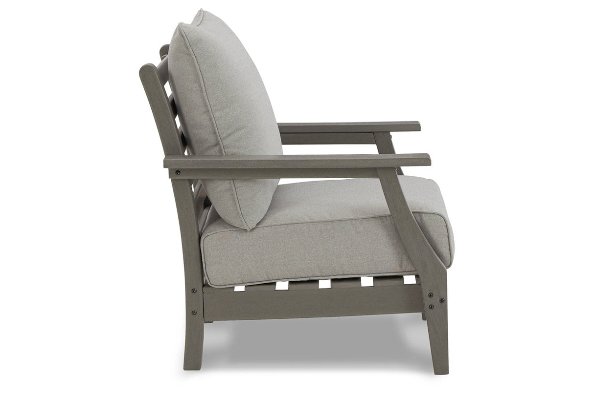 Visola Gray Lounge Chair with Cushion