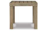 Silo Point Brown Outdoor End Table from Ashley - Luna Furniture