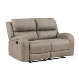 Pagosa Brown Double Reclining Living Room Set from Homelegance - Luna Furniture