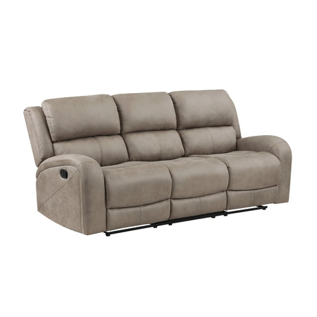 Pagosa Brown Double Reclining Sofa from Homelegance - Luna Furniture