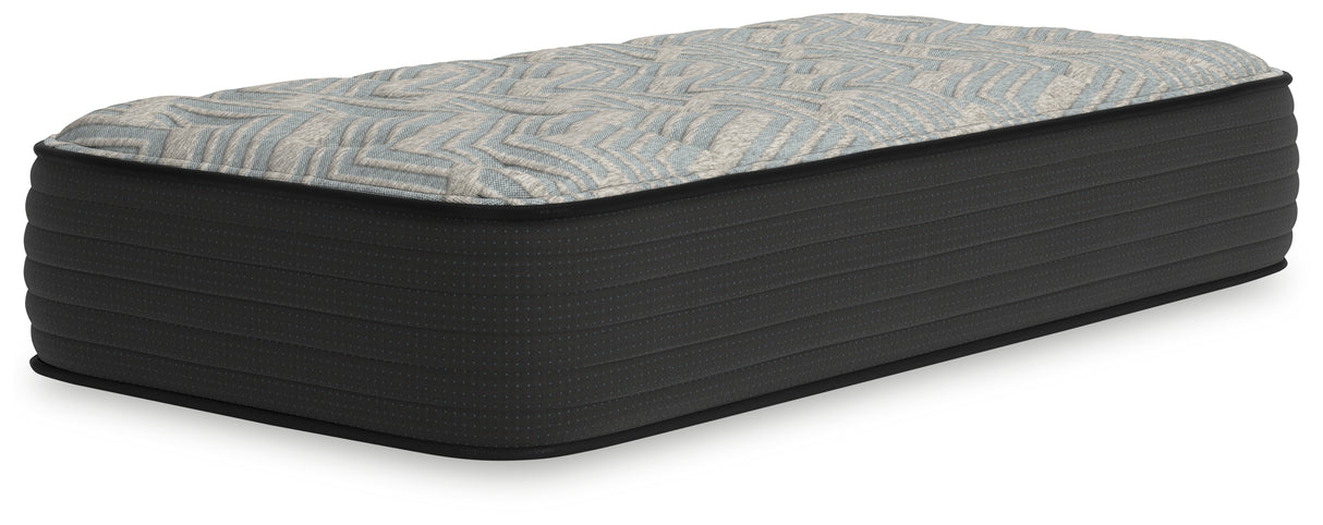 Palisades Firm Gray/Blue Twin Mattress from Ashley - Luna Furniture