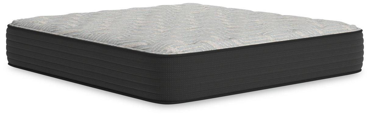 Palisades Plush Gray/Blue King Mattress from Ashley Furniture - Luna Furniture