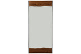 Panchali Brown/Black Floor Mirror from Ashley - Luna Furniture