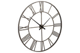 Paquita Antique Silver Wall Clock from Ashley - Luna Furniture