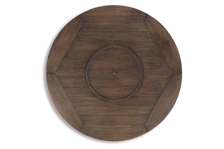 Paradise Trail Medium Brown Fire Pit Table from Ashley - Luna Furniture