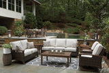 Paradise Trail Medium Brown Sofa with Cushion from Ashley - Luna Furniture