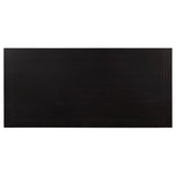 Parkins Espresso and White 5-Piece Traditional Rustic Dining Set from Coaster - Luna Furniture