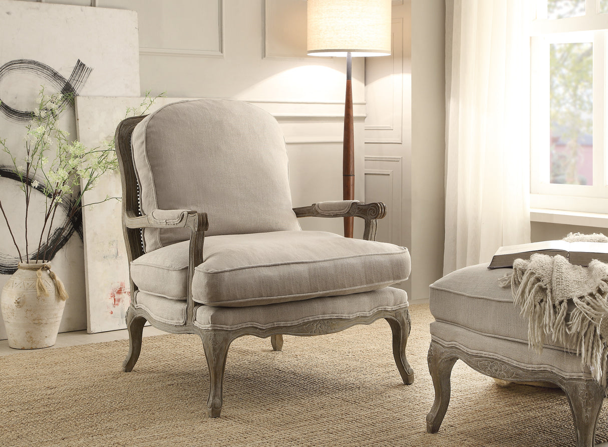 Parlier Gray Weathered Accent Chair from Homelegance - Luna Furniture