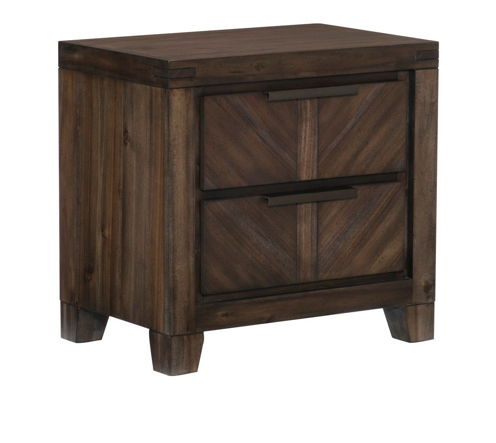 Parnell Rustic Nightstand from Homelegance - Luna Furniture