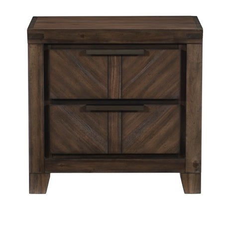 Parnell Rustic Nightstand from Homelegance - Luna Furniture