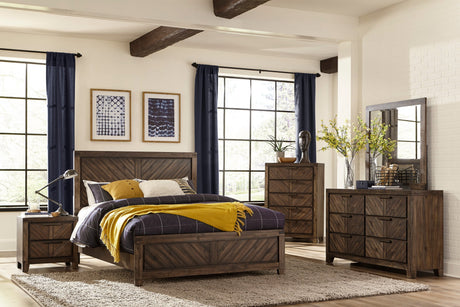 Parnell Rustic Panel Bedroom Set from Homelegance - Luna Furniture