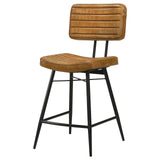 Partridge Upholstered Counter Height Stools with Footrest, Set of 2 from Coaster - Luna Furniture