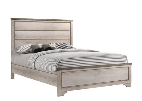 Patterson Driftwood King Panel Bed from Crown Mark - Luna Furniture