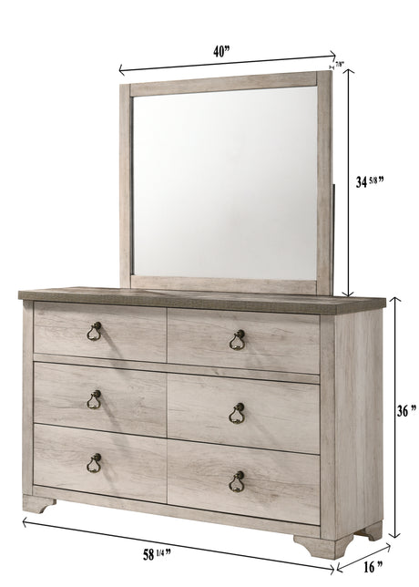 Patterson Driftwood Panel Youth Bedroom Set from Crown Mark - Luna Furniture