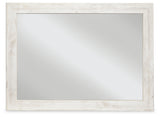 Paxberry Whitewash Bedroom Mirror (Mirror Only) from Ashley - Luna Furniture
