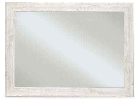 Paxberry Whitewash Bedroom Mirror (Mirror Only) from Ashley - Luna Furniture