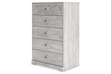 Paxberry Whitewash Chest of Drawers from Ashley - Luna Furniture