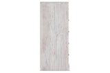Paxberry Whitewash Chest of Drawers from Ashley - Luna Furniture