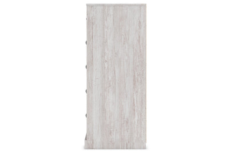 Paxberry Whitewash Chest of Drawers from Ashley - Luna Furniture