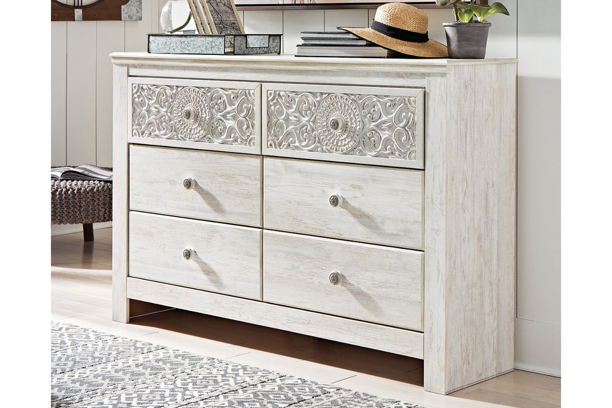 Paxberry Whitewash Dresser from Ashley - Luna Furniture