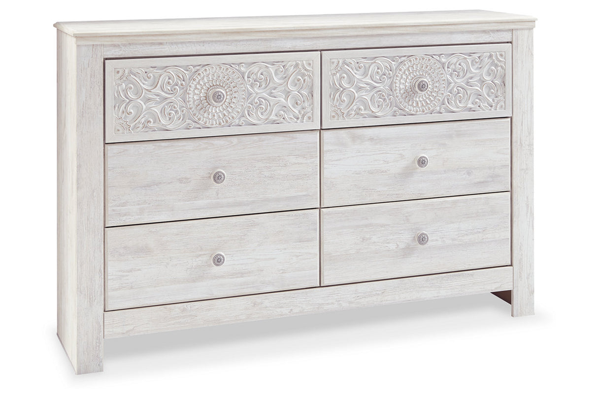 Paxberry Whitewash Dresser from Ashley - Luna Furniture