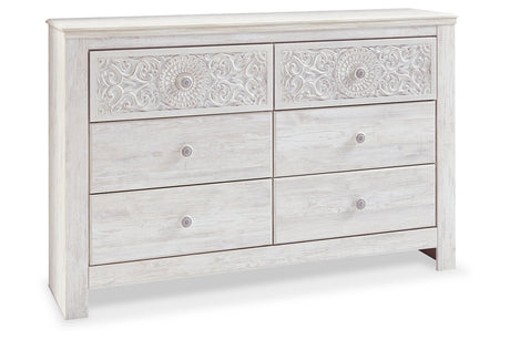 Paxberry Whitewash Dresser from Ashley - Luna Furniture