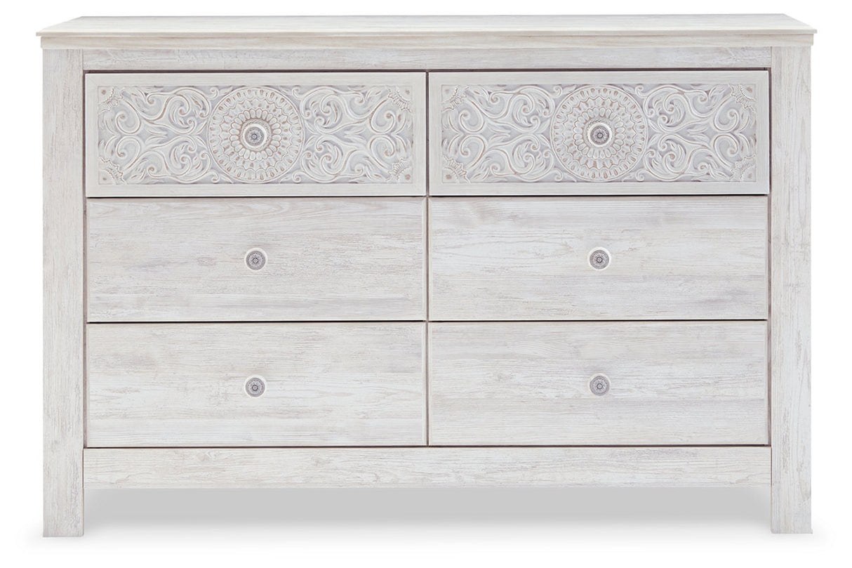 Paxberry Whitewash Dresser from Ashley - Luna Furniture